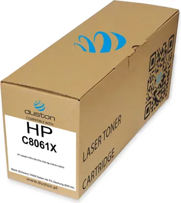 Produktbild von C8061X, 61X Toner Druckertoner Patrone Schwarz kompatibel mit HP Laserjet 4100DTN MFP4100N 4100TN
