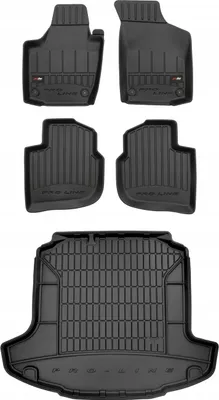 Obrázok produktu pre SADA 3D gumových rohoží Skoda Rapid Limousine 2012-2018 zw