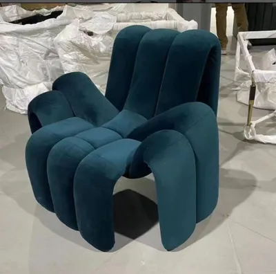 Produktbild von Stilvolle Sessel Grün Couch 1 Sitzer modern  Sessel Textil neu