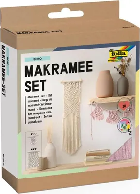 Image de folia 23719 folia Makramee-Set BOHO, 10 pièces