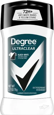 Immagine prodotto di Degree | Stick antitraspirante - 76 g - Formula ultra trasparente - Protezione forte 72h+ - Per uomo