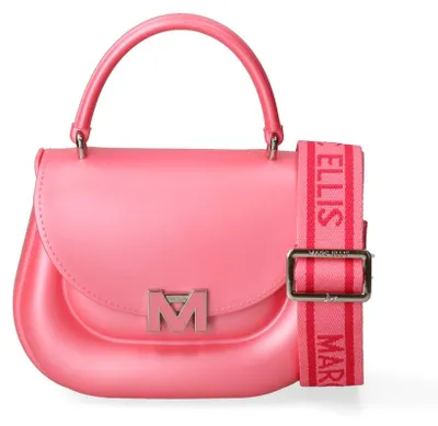 Produktbild von Rosa Handtasche von Marc Ellis aus Polyurethan mit Klappverschluss und Tragegriffen