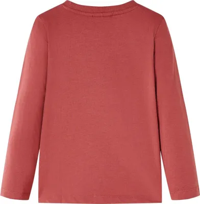 Produktbild von vidaXL Kinder-Langarmshirt Dunkelrot 116