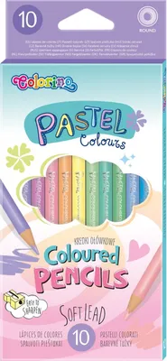 Immagine prodotto di Pastelli a matita 10 colori Pastello Colorino