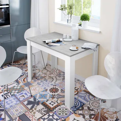 Immagine prodotto di Dmora Tavolo Fisso Anat 67x109x78h cm Grigio, 6 Posti