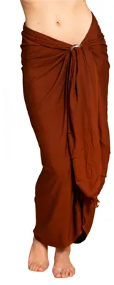 Produktbild von PANASIAM Sarong uni brown, 190x116cm