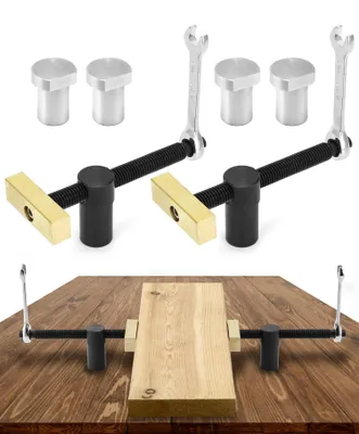 Produktbild von Set aus 2 Schnellspannzangen mit 4 Stoppern