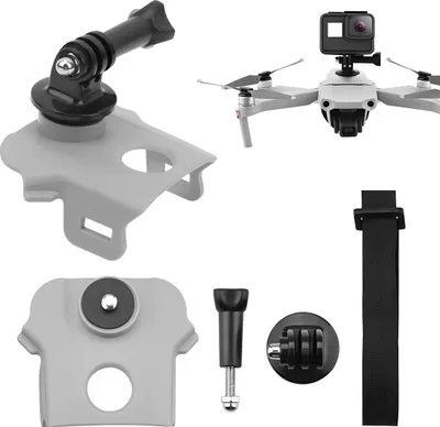 Image de Poignée supérieure avec support 1/4" et GoPro pour caméras d'action pour le drone DJI MAVIC AIR 2