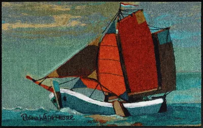 Produktbild von Salonloewe SAIL AWAY Fußmatte Wohnmatte Rosina Wachtmeister 50 x 75 cm