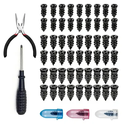 Imagen del producto de Kit de reparación de neumáticos - 60 piezas - Para automóviles y motocicletas
