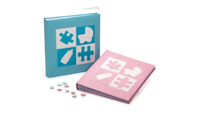 Produktbild von Kinder Fotoalbum für Fotoecken BABY PUZZLE Rosa