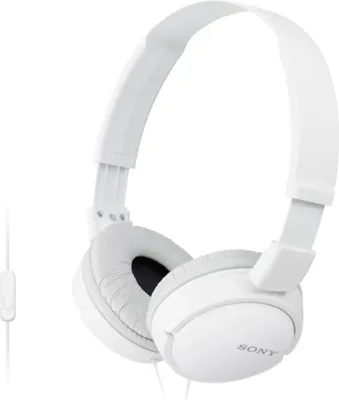 Obrázok produktu pre Sony MDR-ZX110AP, Kábel, 12 - 22000 Hz, Hovor / hudba, 120 g, Slúchadlá s mikrofónom, Biela
