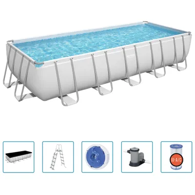 Zdjęcie produktu dla Bestway Power Steel Frame-Pool Rechteckig 19281 L