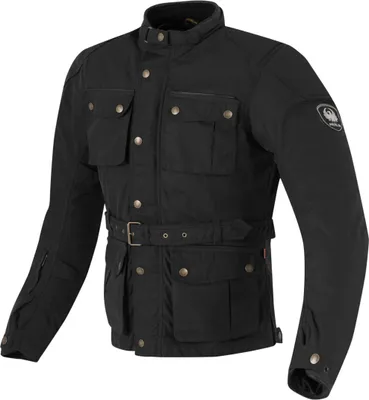 Produktbild von Merlin Kurkbury Motorrad Wachsjacke, schwarz, 3XL