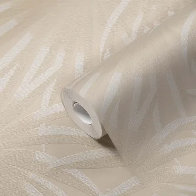 Obrázek produktu pro Vliesová tapeta 39338-2 Casual Living palm leaves béžová