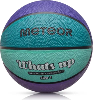 Produktbild von Meteor Basketball What's up Größe 1 Jugend 2-5 Jahre alt lila/marine