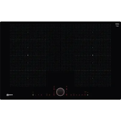 Produktbild von Neff T68PS6RX0, N 90 Induktionskochfeld, 80 cm Schwarz, flächenbündig (integriert), TwistPadFire®, Flex Induktion, Power Move, Home Connect & Bratsensor, 4 Kochzonen