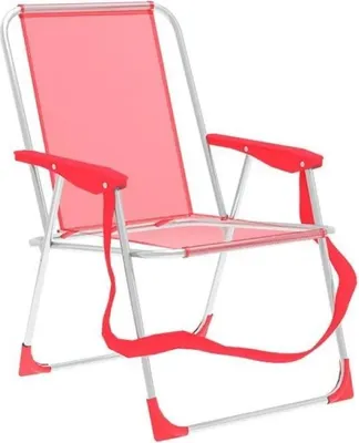 Produktbild von Marbueno Klappstuhl Aluminium Koralle Strand und Pool 53X56X78 cm 10356