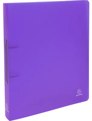Image de Exacompta 15x Classeur 2 anneaux 30 mm PP Chromaline A4 maxi Violet 54366E