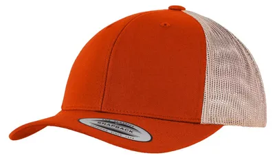 Immagine prodotto di Classic - Cappellino trucker bicolore FK1772 (taglia unica) (arancione rustico/marrone kaki)
