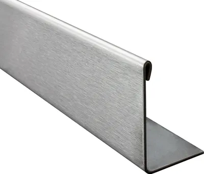 Produktbild von L-Profil Edelstahlschiene Profil Fliesenschiene Edelstahl V2A L250cm 30mm gebürstet