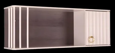 Obrázok produktu pre Elegantný biely drevený nástenný modul pre modernú domácnosť