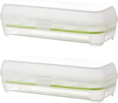 Produktbild von Eier Behälter Stapelbar Eierbehälter Mit Deckel Wasserdicht Versiegelt Eierbox Transparent Kühlschränke Organizer Für Küche, 15 Zelle