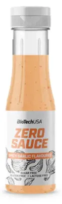 Produktbild von BioTech USA Zero Sauce 350ml Scharfer Knoblauch