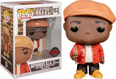 Zdjęcie produktu dla Funko POP Notorious B.I.G 153 Notorious B.I.G with Champagne Special Edition