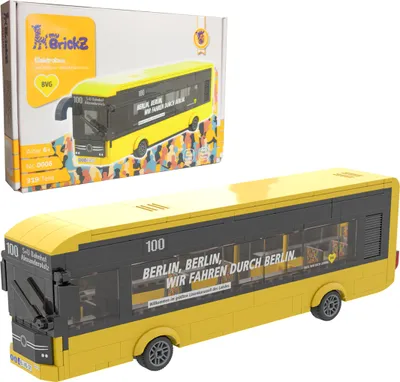 Produktbild von myBrickZ 0006 BVG Bus Klemmbaustein Set
