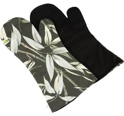 Produktbild von Grillhandschuhe 2pcs - 22x46 cm - Schwarz,Grau