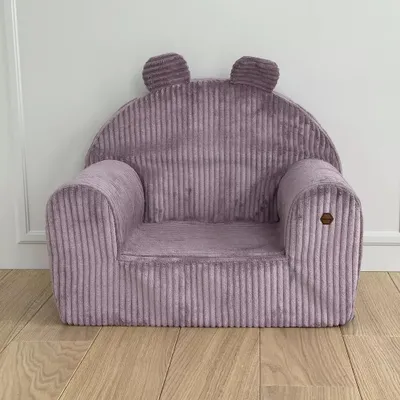 Produktbild von Muminky | Kindersessel Cord - Lavendel - Weich, Handgemacht, Personalisierbar, Antirutsch