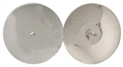 Produktbild von Adventskerzenhalter - 5 cm Schale mit Dorn, 4 Stück, silber