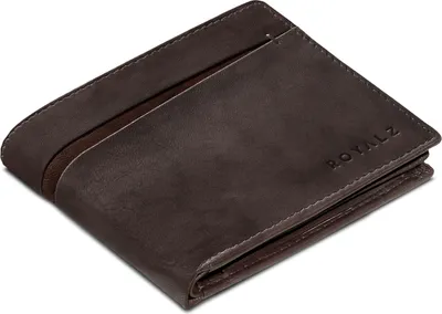 Produktbild von ROYALZ "Nashville" Vintage Leder Brieftasche Herren mit RFID Blocker 7 Kartenfächer Männer Geldbeutel Portmonee