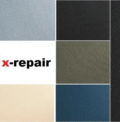 Produktbild von x-repair Patch selbstklebender Reparatur Aufkleber Nylon Flicken für Zelte, Rucksack, Markisen, Schlauchboot, Luftmatratze schwarz 2 Stück 140 x 140 mm