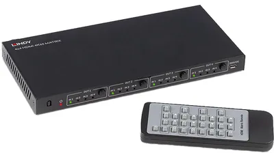 Produktbild von Lindy 38152, HDMI, 4x HDMI, Schwarz, 4096 x 2160, 1080p, 2160p, 18 Gbit/s