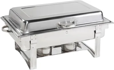 Produktbild von Chafing Dish Catering Buffet Wärmebehälter mit Deckel GN1/1 Speisewanne 9L Gastro Qualität