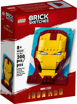 Immagine prodotto di LEGO® Brick Sketches 40535 Iron Man - 200 pezzi