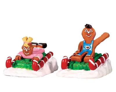 Produktbild von Weihnachtsfigur Sweet sledding set of 2