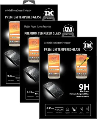 Produktbild von 3x Motorola Moto E5 Plus Panzerglas Handy Panzerglasfolie 9H Display Schutzfolie