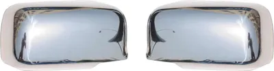 Zdjęcie produktu dla Nakładki na lusterka do Mitsubishi Lancer 2003-2007, stal nierdzewna, srebrne