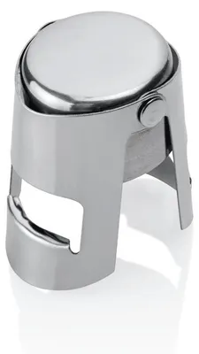 Produktbild von 20x Sektflaschenverschluss verchromt silber
