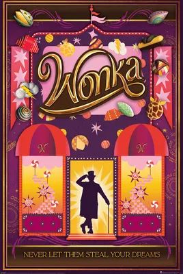 Produktbild von Poster Wonka Never Let Them Steal Your Dreams 61x91.5cm