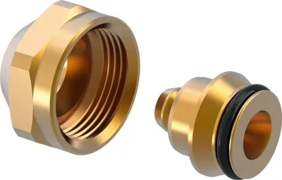 Zdjęcie produktu dla UPONOR Vario, złącze zaciskowe, PEX, 14x2,0, G3/4"FT, Euro, 1 szt.