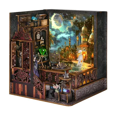 Imagen del producto de THAR: Exploración Mágica en Miniatura - Kit de construcción de madera con luces LED