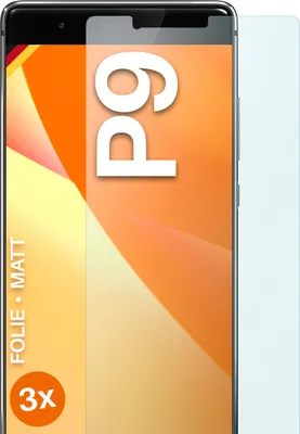 Produktbild von moex® 3x Schutzfolie kompatibel mit Huawei P9 - Displayschutzfolie Anti Reflex Folie, Matt