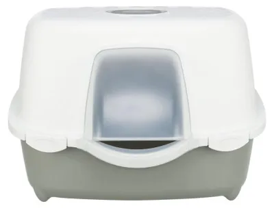 Produktbild von Katzentoilette Trixie Davio Top Weiß Grau 56 x 39 x 39 cm Kunststoff