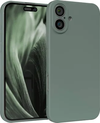 Produktbild von EAZY CASE - TPU Hülle für Apple iPhone 16 Plus, TPU Case stoßfeste Handyhülle, weiches Cover mit Kameraschutz, Silikonhülle in Grün