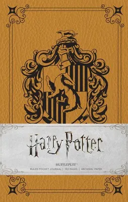 Obrázek produktu pro Harry Potter: Hufflepuff Ruled Pocket Journal