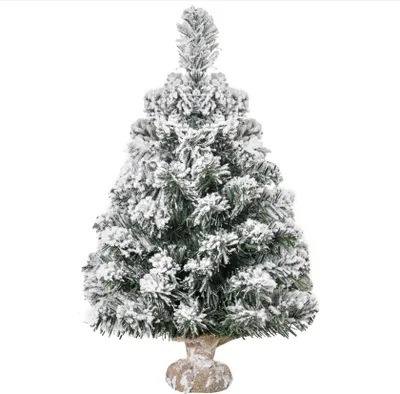 Produktbild von Mini Künstlicher Weihnachtsbaum, Tannenbaum künstlich ,Weihnachtsdeko für drinnen Büro 60 cm